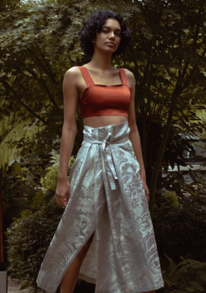 CORFU - Le Crop Top - Terracotta