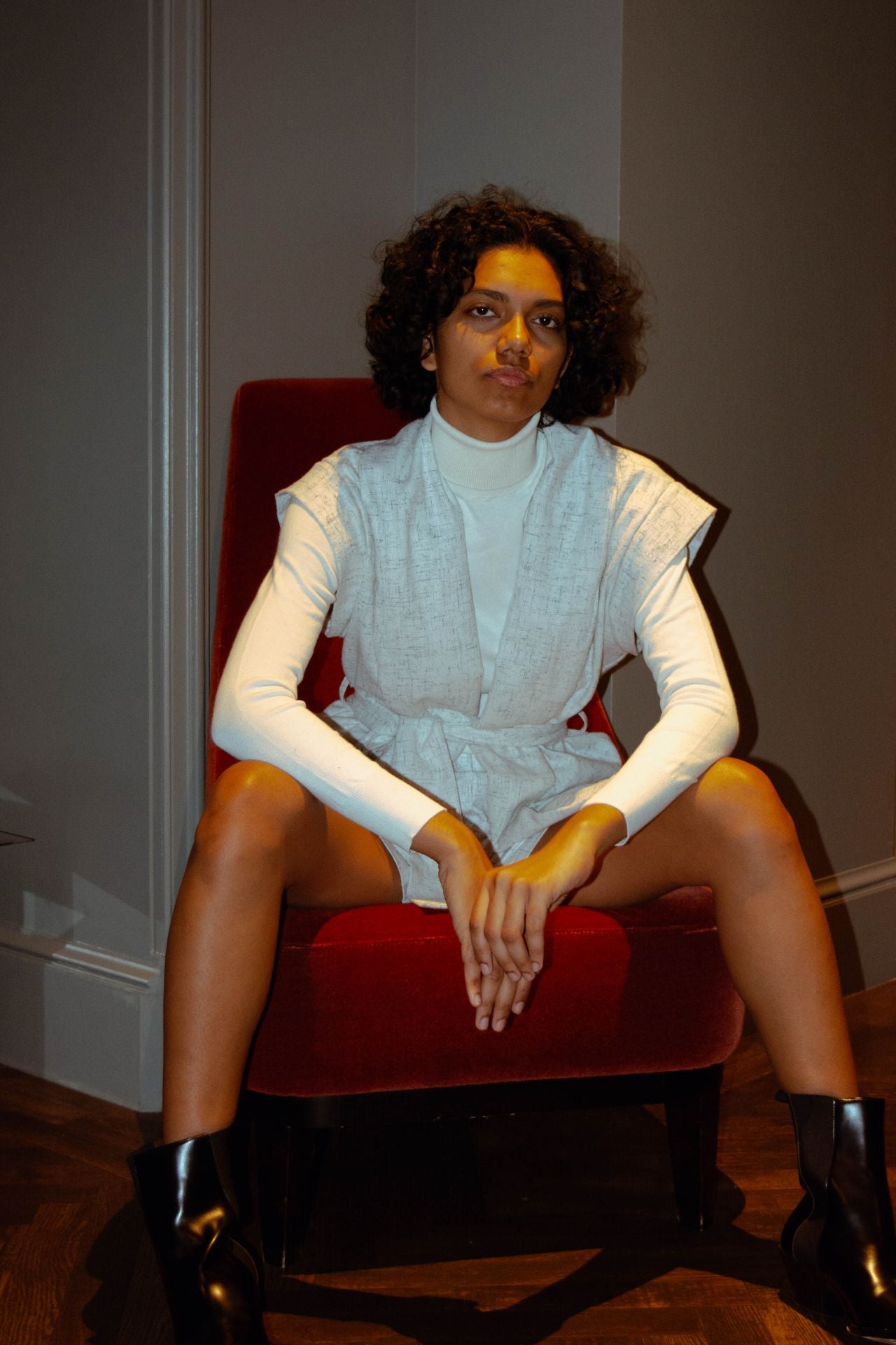 KITA - La Veste Kimono aux Manches Amovibles - Coton Blanc